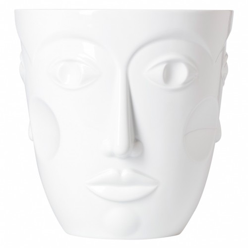 Champagne glasses in fine porcelain and precious metal - White Champagne Bucket | Giobagnara Il Prato Venezia