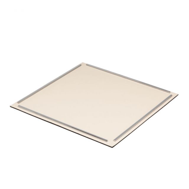 Square tray covered in leather  - Campo | Giobagnara Il Prato Venezia