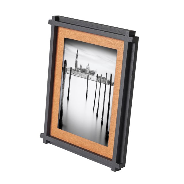 LEATHER&WOOD PICTURE FRAME - STRUCTURA