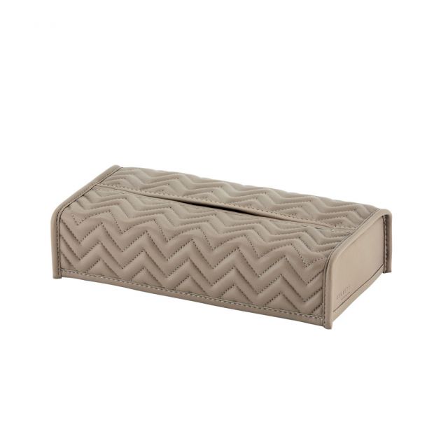 Herringbone rectangular tissue holder - Elba | Giobagnara