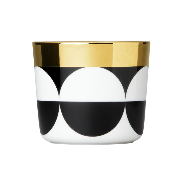 Champagne cup in porcelain and precious metal - Fashion Pepita | GioBagnara Venezia