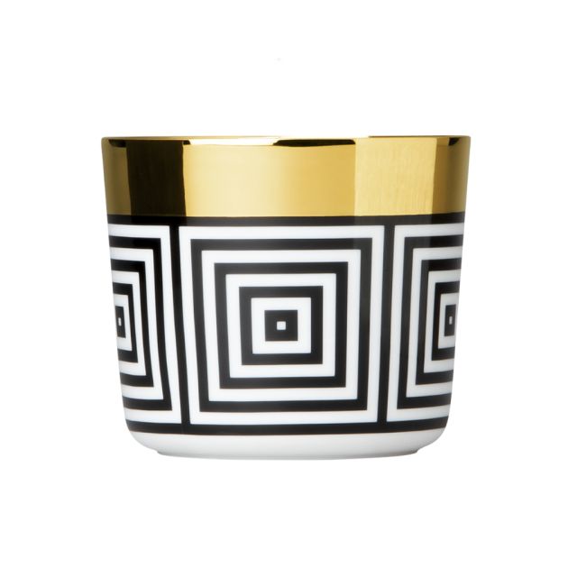 Champagne cup in porcelain and precious metal - Fashion Pepita | GioBagnara Venezia
