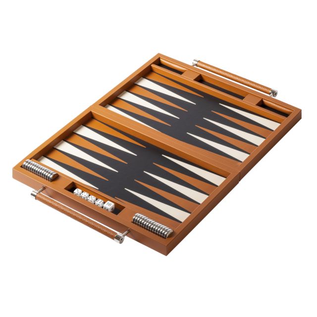 MONOGRAM BACKGAMMON CASE WITH HANDLES - GIOBAGNARA X ELIE SAAB