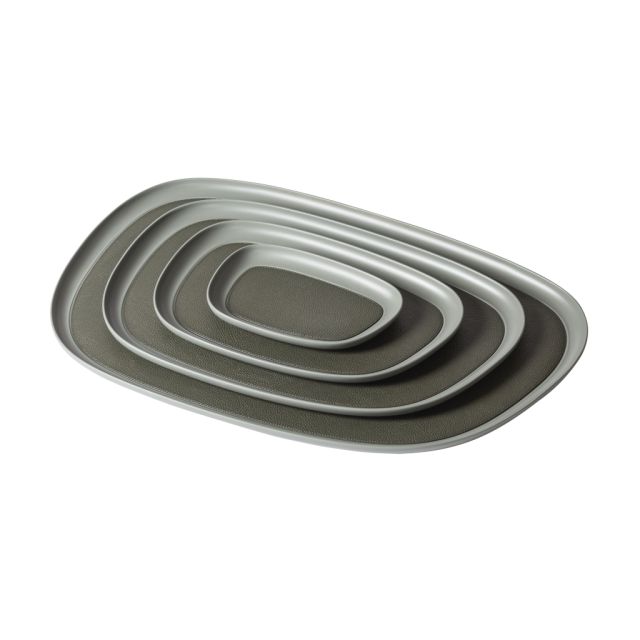 MARIS CAST ALUMINUM STACKING TRAY REGTANGULAR - GIOBAGNARA X KELLY WEARSTLER