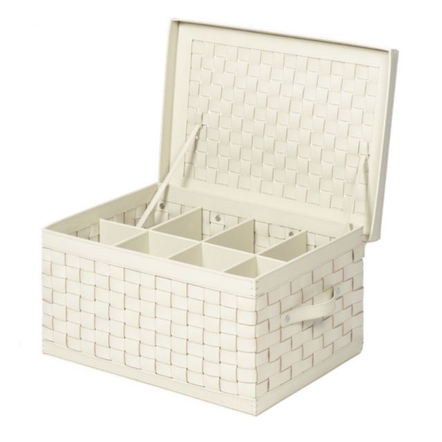 Shoe trunk with dividers,handles and lid - Barcellona | Giobagnara