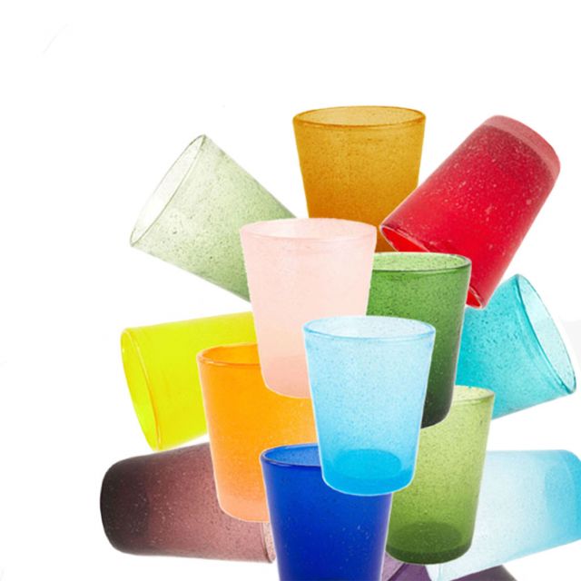 Tumbler glass handmade in Italy - TONGA | Giobagnara Il Prato Venezia