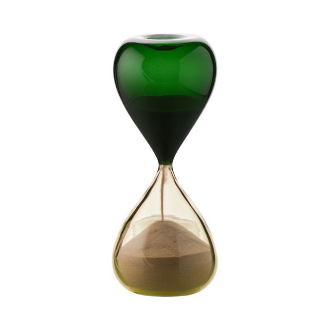 Hourglass - Straw Apple Green