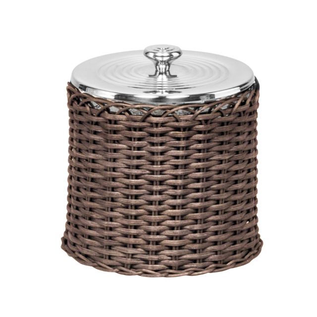 Ice bucket with steel structure covered in rattan - Menton