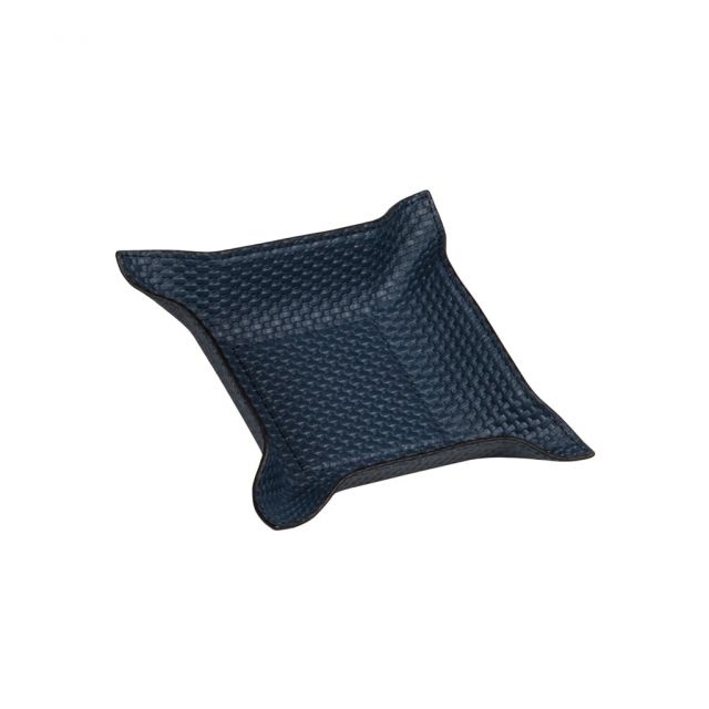 Square valet tray metal covered in leather - Jack | GioBagnara Venezia