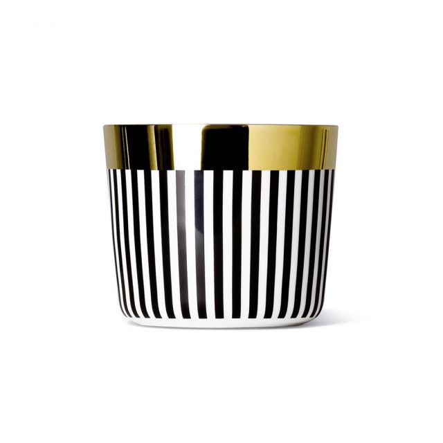 Champagne glasses in fine porcelain and precious metal - Champagne Goblets Vertical | Giobagnara Il Prato Venezia