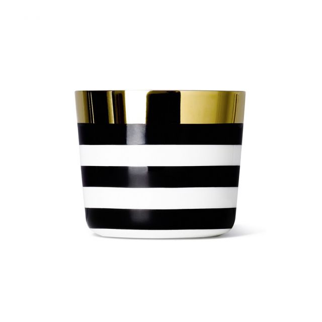 Champagne glasses in fine porcelain and precious metal - Coppa Champagne Cross | Giobagnara Il Prato Venezia