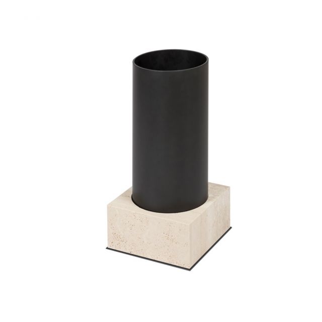 Marble umbrella stand square - Ulisse | Giobagnara