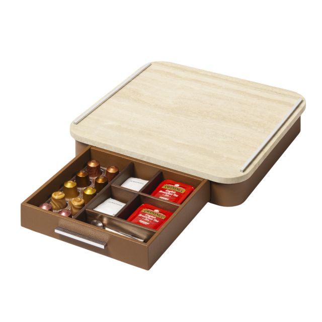 MARBLE COFFEE & TEA DRAWER ORGANIZER CLASSIC CAPSULES - SAINT GERMAN