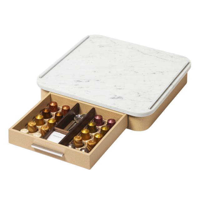 MARBLE COFFEE DRAWER ORGANIZER CLASSIC CAPSULES - SAINT GERMAN