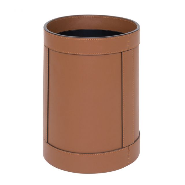 Wastepaper bin made of leather, waterproof - OTTO | Giobagnara