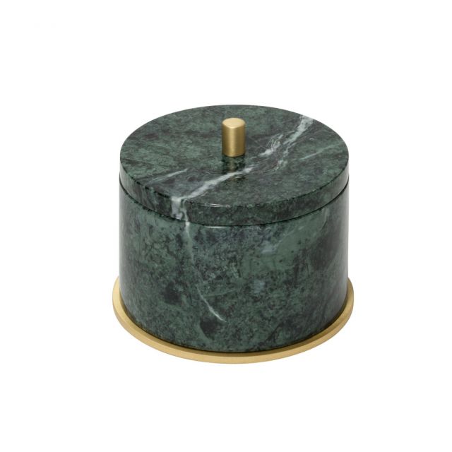 Green Guatemala Marble Large Box - Positano | Giobagnara