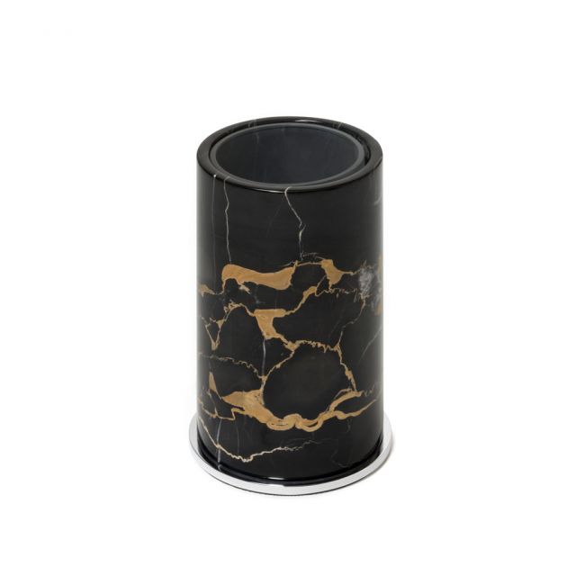 Portoro marble toothbrush holder - Positano | Giobagnara