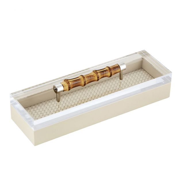 Handwoven long rectangular box - Frida | Giobagnara