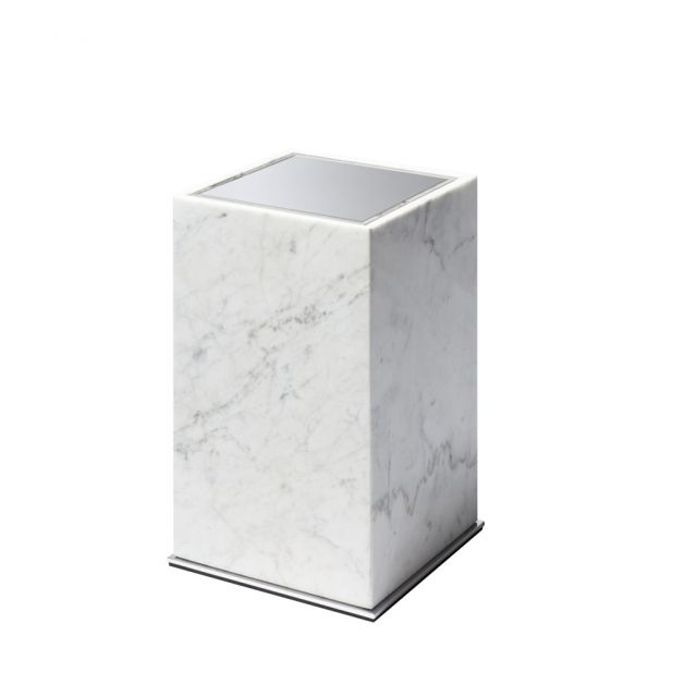 Marble bin - arabescato white  | Giobagnara
