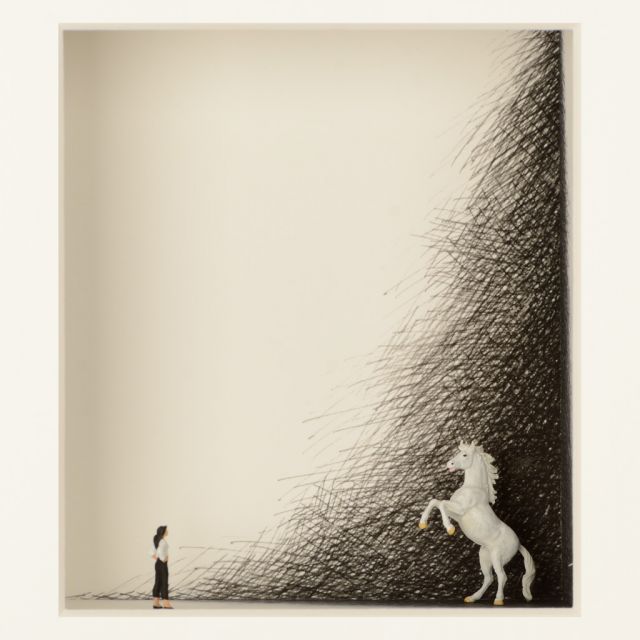 Three-dimensional Painting - IN THE BLACK CORNER | Giobagnara Il Prato Venezia